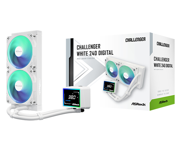 Challenger White 240 Digital